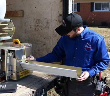 seamless gutter machine
