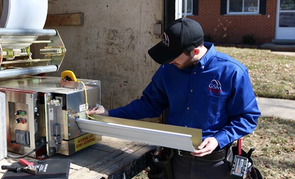 seamless gutter machine