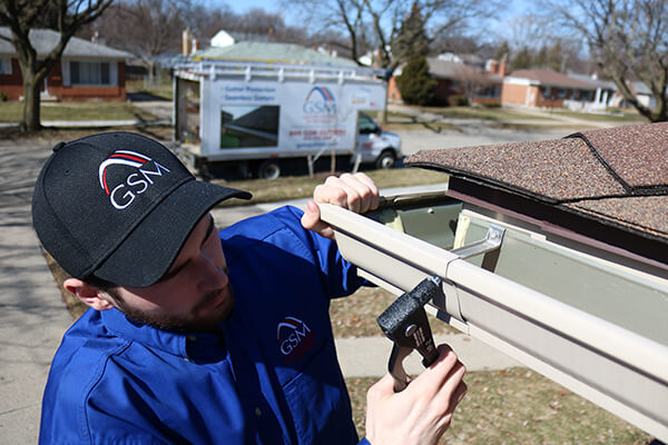 seamless gutter installation